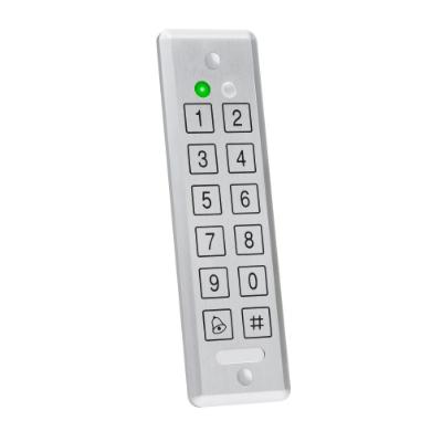 Rosslare* Convertible Series Keypad Anti-Vandal Ultraslim Piezoelectric With No Moving Parts, Doorbell Function, 500 User, Wiegand 26-Bit Output (2x6)