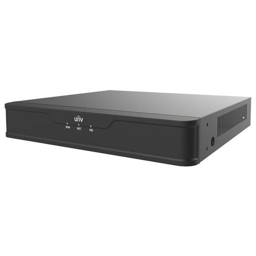 Uniview 4CH Easy AI Series 6MP + Tri-Guard Turret Kit - 1 x NVR301-04X-P4-2TB, 3 x IPC3616LE-ADF28KM Easy AI Series IR Turret, 1 x IPC3615SB-ADF2.8KMC-IO Tri-Guard Turret, (Wall Mount: TR-WM03-D-IN, Junction Box: TR-JB03-G-IN)