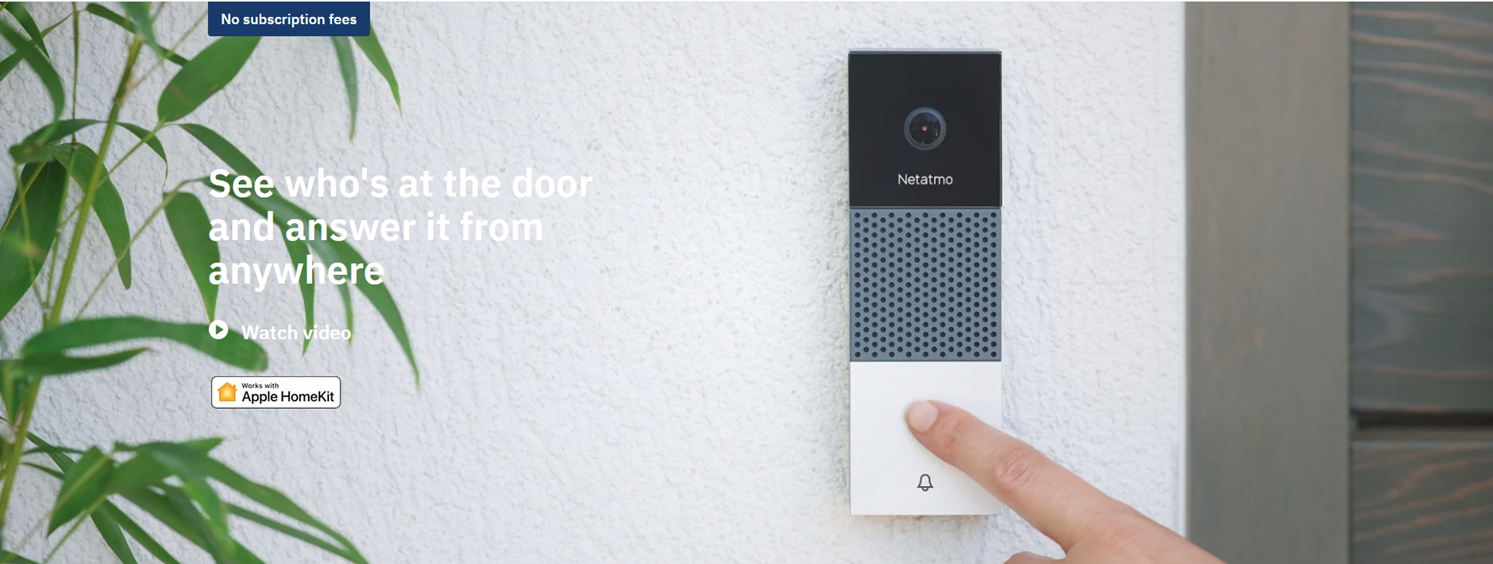 NETATMO Ring The Doorbell A Smarter Way