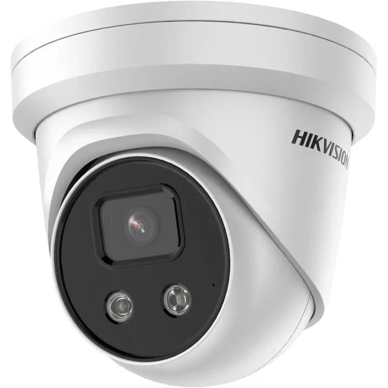 Hikvision 6MP IP Pro Series IR Turret Camera, DarkFighter, AcuSense, Perimeter, Face Capture, 2.8mm, 120dB WDR, 30m IR, POE / 12VDC, IP67, MicroSD, Built in Mic (Junction Box: DS-1280ZJ-PT6, Wall Mount DS-1273ZJ-140)