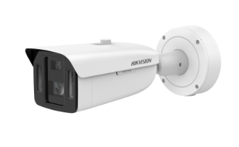 Hikvision 4MP ANPR / LPR DeepinView Series Motorised Vandal Bullet Camera, TandemVu, ColorVu, DarkFighter, Camera 1: 8-32mm, Camera 2: 4mm Lens, 140dB WDR, 30m IR, H.265, POE/12VDC/AC24V, IK10, IP67, MicroSD, Detection Range Up To 8m Width With Speed Up