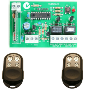 Bosch 4-Channel Standalone Remote Kit With 2 x Remotes Expandable to 22 (Additional Remotes - HCT-4)