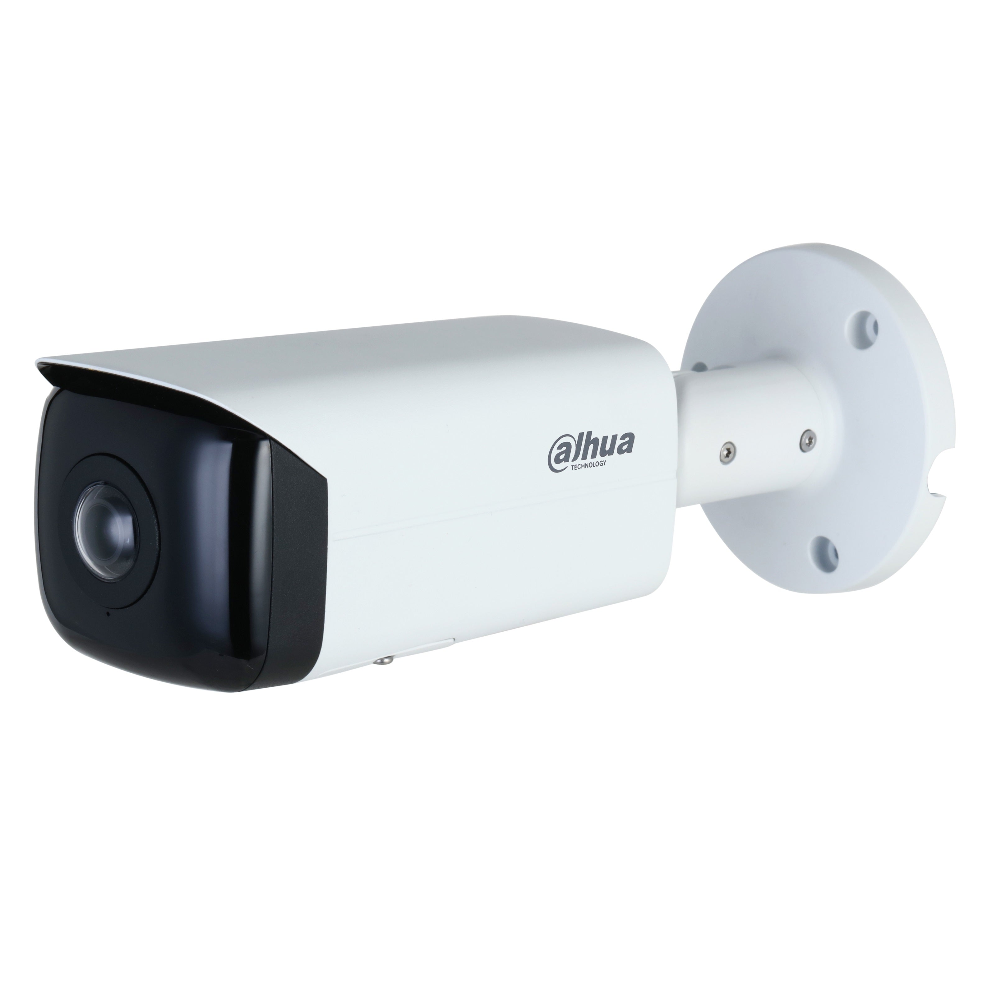 Dahua* 4MP IP WizSense AI Series IR 180 Degree Wide Angle Bullet Camera, SMD 4.0, Quick Pick, AI SSA, Perimeter, Starlight, 2.8mm, WDR, IR, POE / 12VDC, IP67, MicroSD, Built-in Mic (Pole Mount: PFA152-E, Junction Box: PFA130-E)