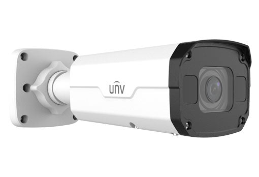 Uniview 8MP IP Prime Deep Learning AI Series Motorised Vandal IR Bullet Camera, Perimeter, LightHunter, 2.8-12mm, 120dB WDR, 50m IR, Triple Streams, MicroSD, POE or 12VDC, IP67, IK10 (Junction Box: TR-JB07-D-IN)