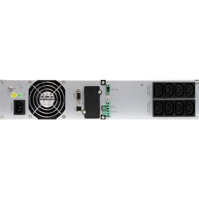 Upsonic CSCRT Series 2000VA UPS, Line Interactive, Rack/Tower, 2RU, W438 x H86.5 x D600mm, 32KG, 6 x 12V/7Ah Battery Capacity, 8 x IEC C13 Socket (Expansion Module To Suit: CSRT-BP-72VDC)