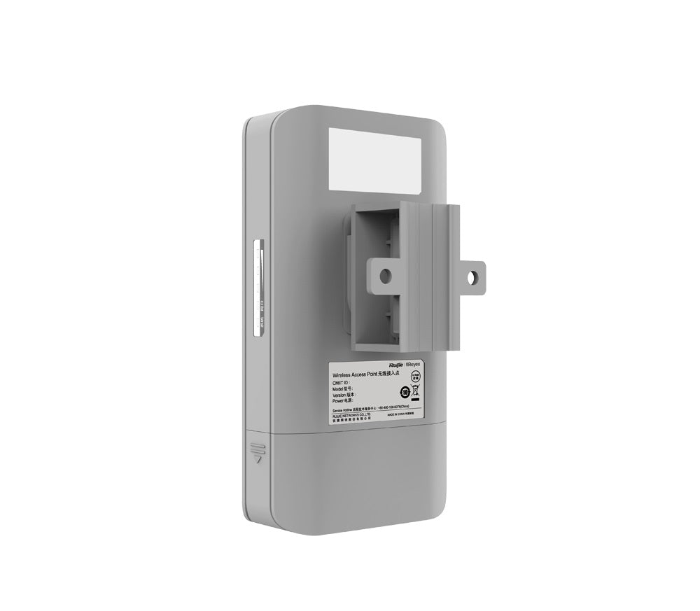 Ruijie Reyee External Wireless Bridge Kit, 100Mbps, 5GHz, 2 x 24VDC POE Injectors / 12VDC Input, IP54 (Up To 1KM Range)