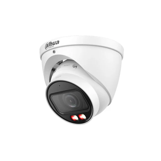 Dahua 8MP IP WizSense AI Series IR Motorised Eyeball Camera, SMD 4.0, Quick Pick, AI SSA, Perimeter, Starlight, 2.7-13.5mm, 120dB WDR, 60m IR, White Light, POE / 12VDC, IP67, MicroSD, Built-in Mic (Wall Mount: PFB2204W, Junction Box: PFA130-E)