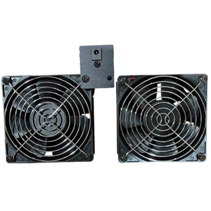 Zankap Cabinet Dual Fan Kit With 12V Power Pack 120x120mm