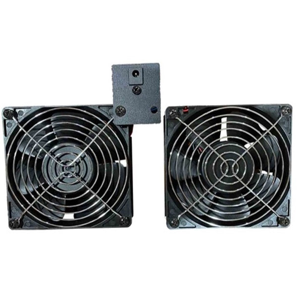 Zankap Cabinet Dual Fan Kit With 12V Power Pack 120x120mm