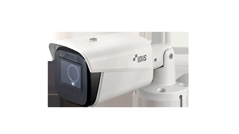 IDIS 2MP Outdoor Fixed Lens (2.8mm) AI NDAA Bullet Camera, IR, Low Light 5YR