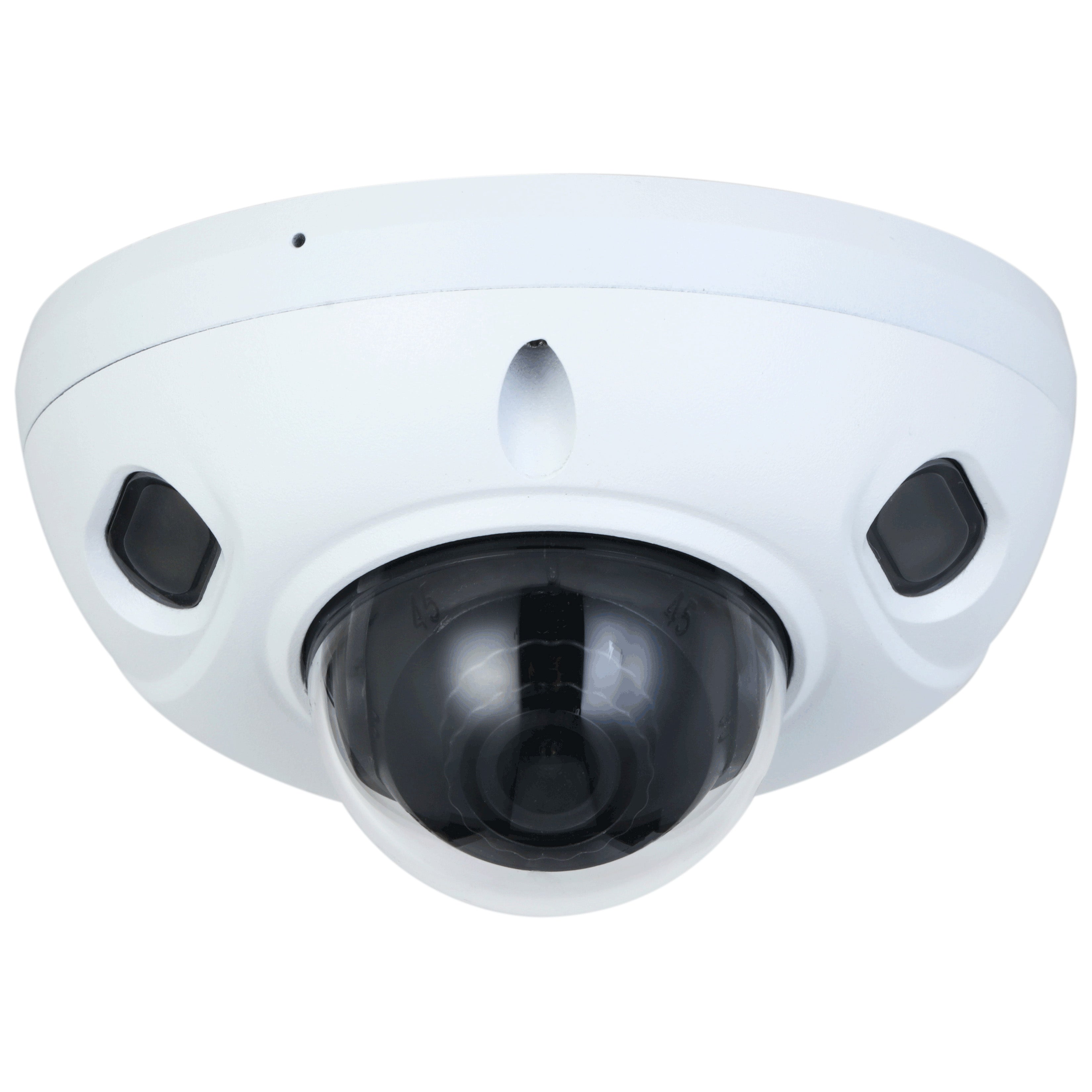 Dahua 4MP IP WizSense AI Series IR Vandal Wedge Camera, SMD 4.0, Quick Pick, AI SSA, Perimeter, Starlight, 2.8mm, MicroSD, 120dB WDR, 30m IR, POE / 12VDC, IP67, IK 10, MicroSD, Built-in Mic (Wall Mount: PFB205W-E, Junction Box: PFA136)