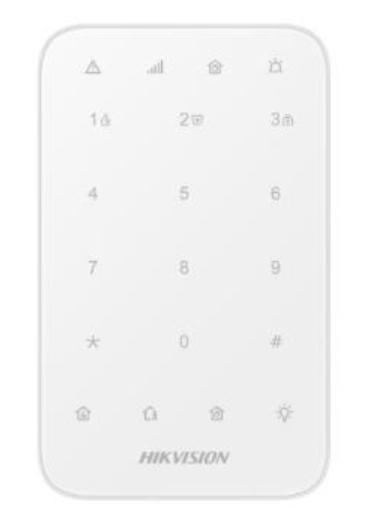 Hikvision AX PRO PK1-E-WB WIRELESS LED KEYPAD, 2YR