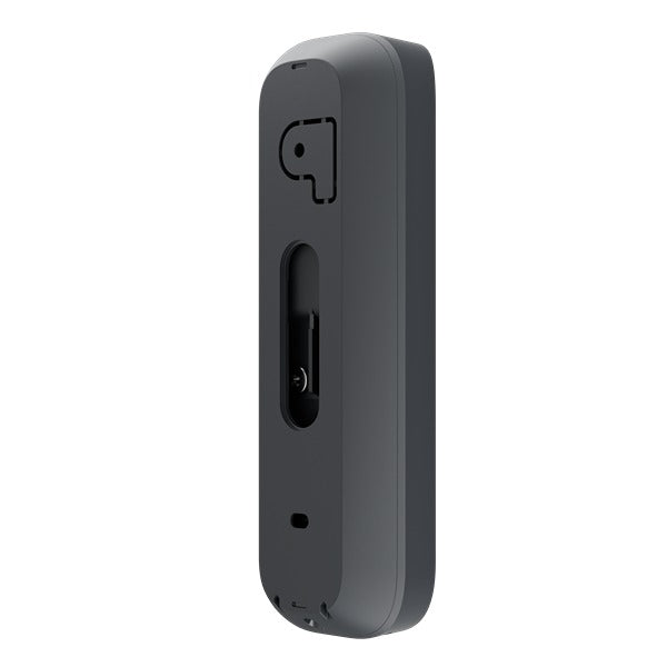 Ajax 4MP **GRAPHITE** WiFi Video Doorbell With AI Object Recognition, 6m IR, 155° View Angle, 12-24VDC Or 16-24VAC, 2.4GHz WiFi Connectivity, IP54, 145H × 47W × 34D mm