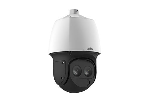 Uniview 2MP IP Deep Learning AI Series 33x Laser IR PTZ, Perimeter, Auto-Tracking, Face Capture, People Counting, LightHunter, 4.5-148.5mm, 120dB WDR, 500m Varifocal Laser IR, Five Streams, MicroSD, POE / 24VDC / 24VAC, BNC, IP66 (Standard Wall Mount: T