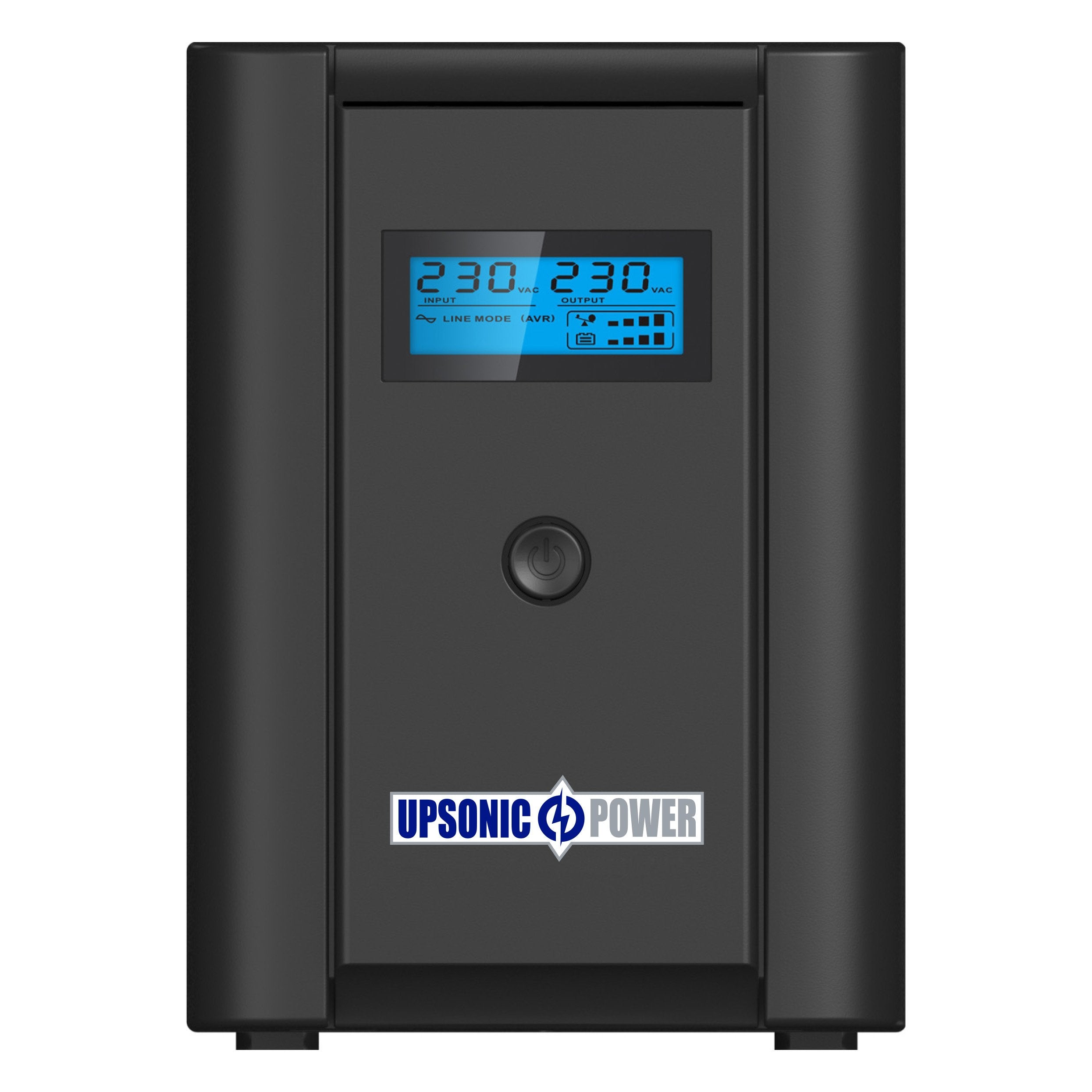 Upsonic DSV Series 1500VA UPS, LCD Display, Line Interactive, Tower, W139 x H195 x D364mm, With 2 x 12V/7Ah Battery Capacity, 4 x AU Socket, USB Communications Port & Winpower Software