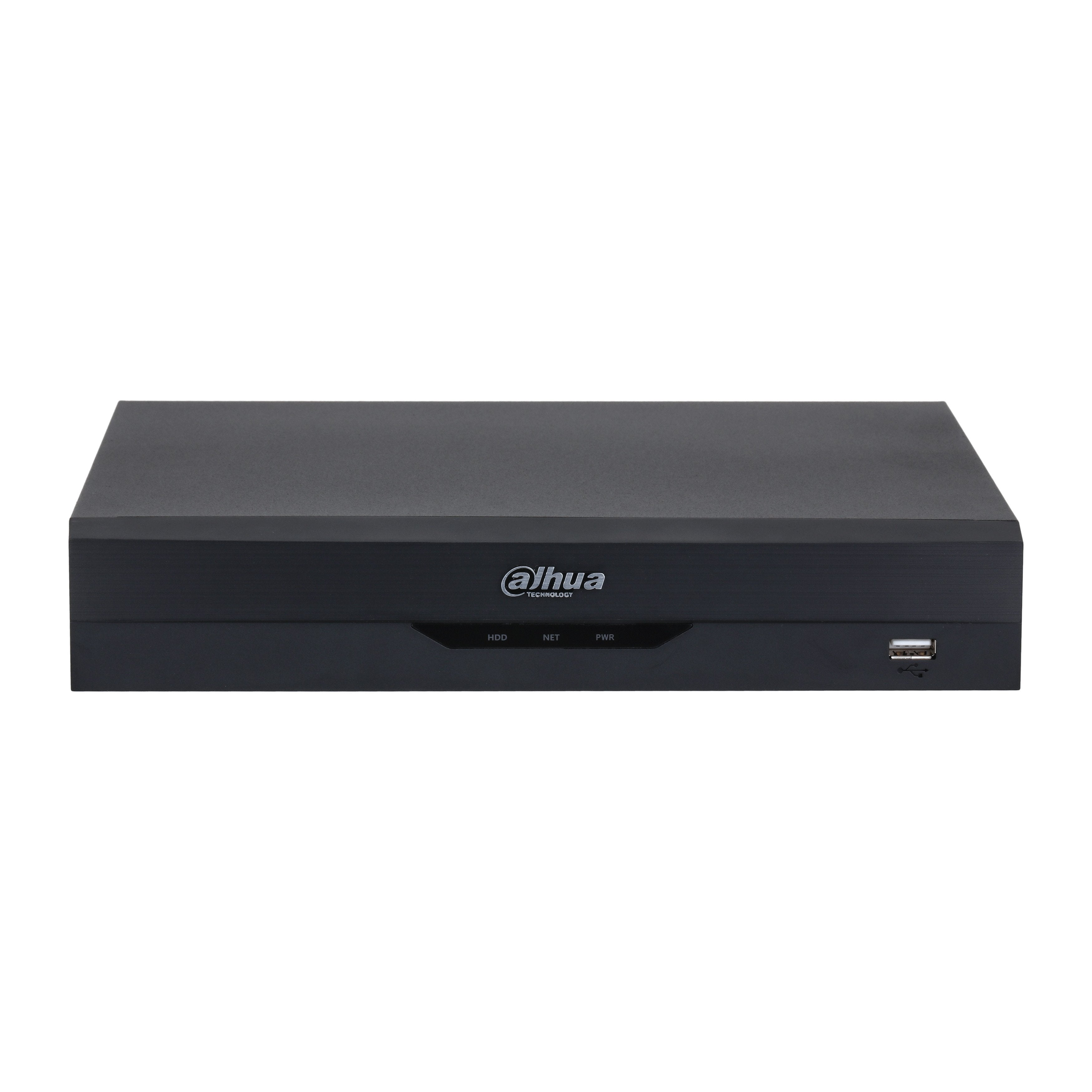 Dahua 4 Channel WizSense AI Series NVR, 80MB, 1 x HDMI / 1 x VGA, 1 x 100MB NIC, 4 x POE, 1RU, 1 x HDD **NO HDD INSTALLED**