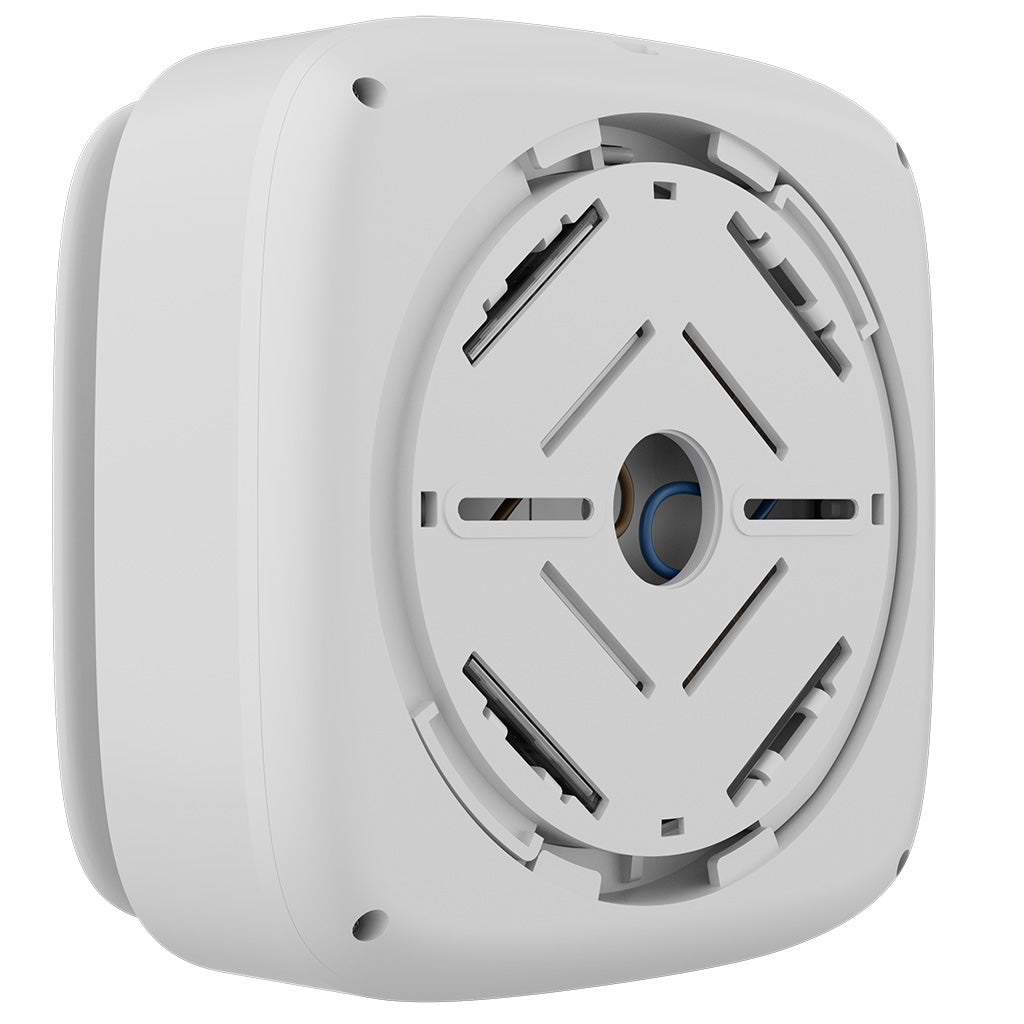 82199.174.WH3 Ajax Fireprotect 2 AC Rate Of Rise WHITE - Wireless 240V Power Supply Mains-Powered Carbon Monoxide & Rate Of Rise Heat Detector With Sealed Backup Battery And Sounder