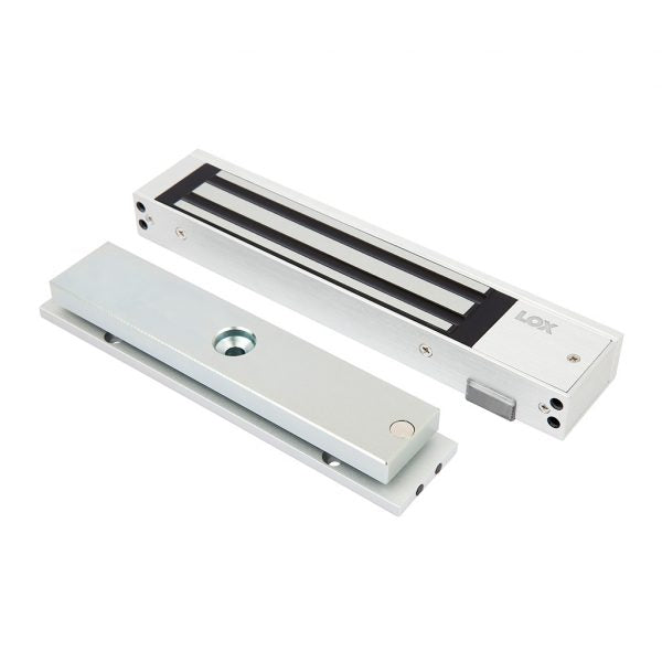 LOX Mini Mag Lock 12/24VDC Single Monitored (L&Z: AMZB4-LP)