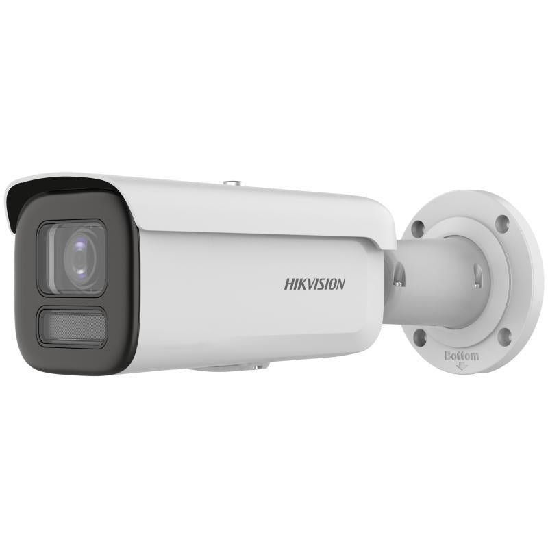 Hikvision 8MP IP Pro Series IR Motorised Vandal Bullet Camera, Hybrid Light, ColorVu, Perimeter, Face Capture, 2.8-12mm, 130dB WDR, 60m IR / White Light, POE / 12VDC, IP67, IK10, Built-in Mic, MicroSD (Junction Box: DS-1280ZJ-S)