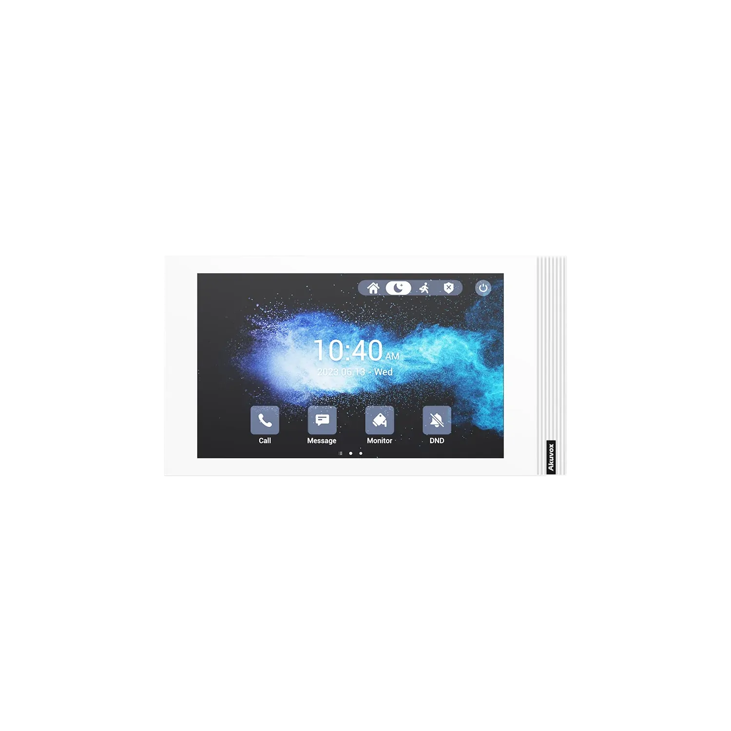 Akuvox IP 7" WiFi Video Handsfree Streamline Internal Unit **WHITE** With 1 x Inbuilt Dry Contact Relay Output, POE / 12VDC (Desk Mount: S562-DMT) Linux Version