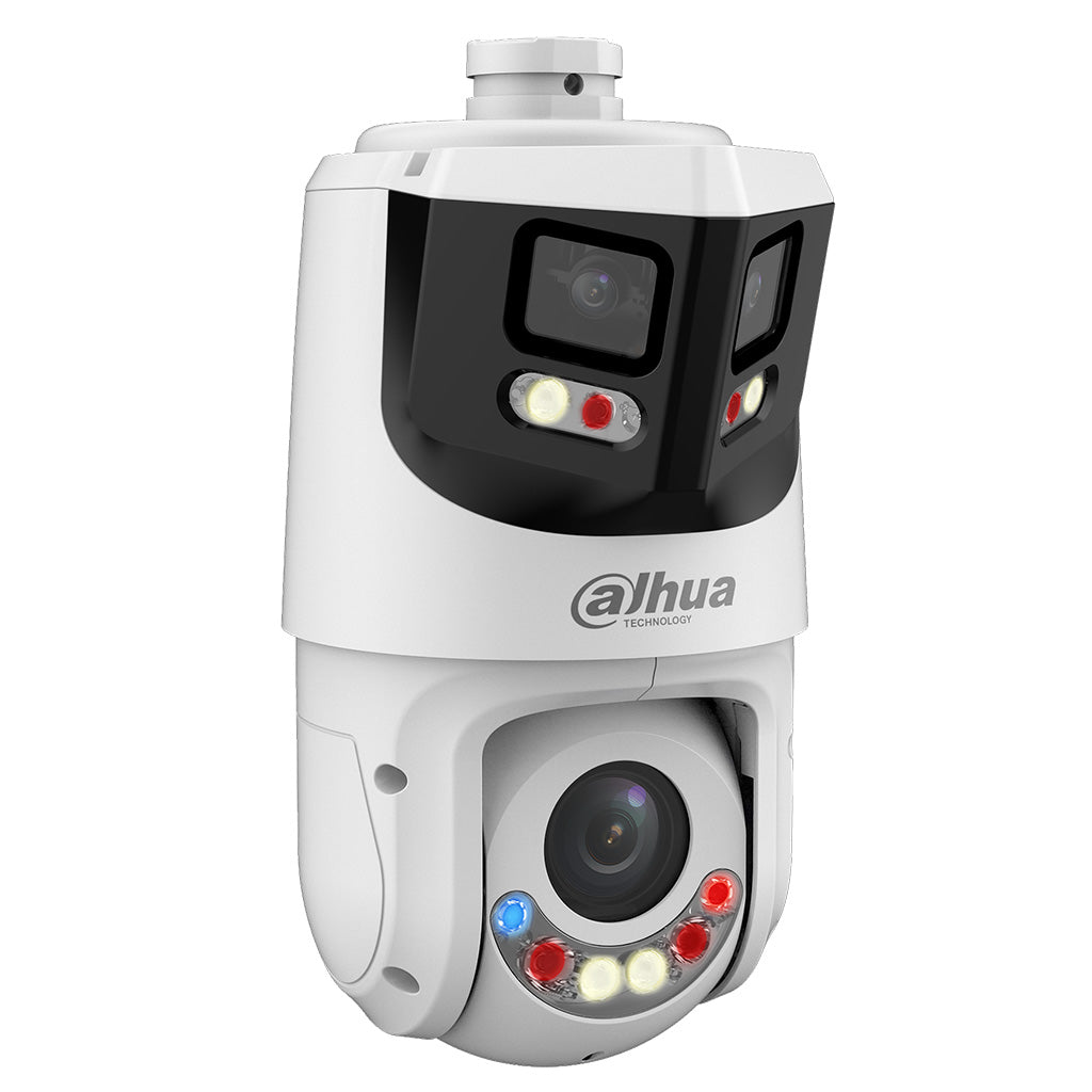 Dahua 8MP + 4MP IP X-Spans AI Series Full Colour Active Deterrence TiOC IR  **DUAL-LENS** 25x PTZ Camera, Perimeter, Auto-Tracking, PTZ / Fixed Camera Alarm Linkage, 5 -125mm, 120dB WDR, 100m IR / 50m White Light - PTZ, 30m IR / White Light - Fixed Lens