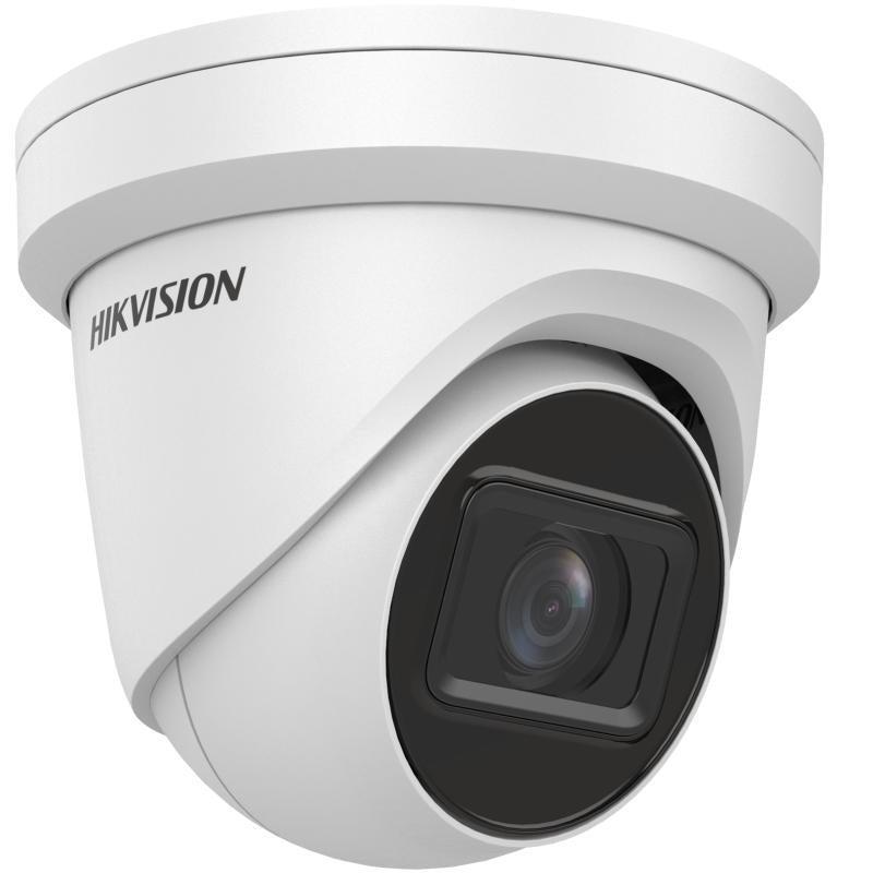 Hikvision 8MP IP Pro Series IR Motorised Vandal Turret Camera, DarkFighter, AcuSense, Perimeter, Face Capture, 2.8-12mm, 120dB WDR, 40m IR, POE / 12VDC, IP67, IK10, MicroSD (Wall Mount:DS-1273ZJ-140, Junction Box: DS-1280ZJ-PT6)