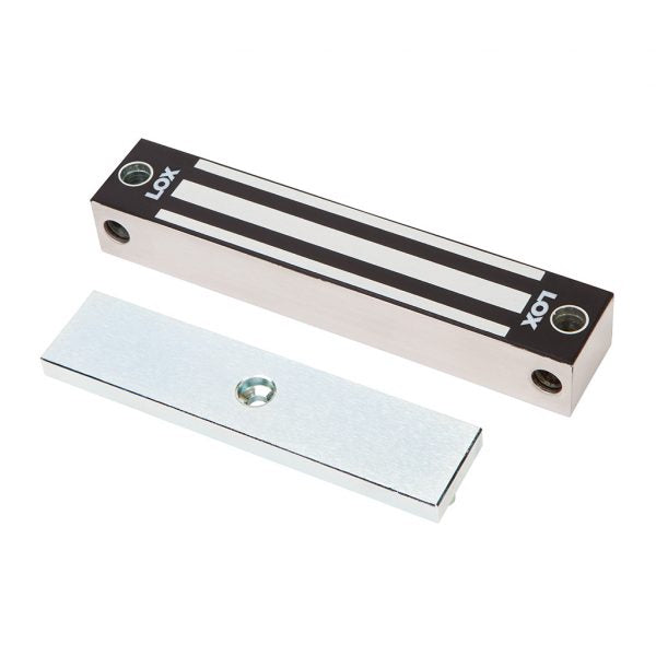 LOX Micro Mag Lock 12/24VDC Single Weather Resistant Monitored (L&Z: AMZB3)
