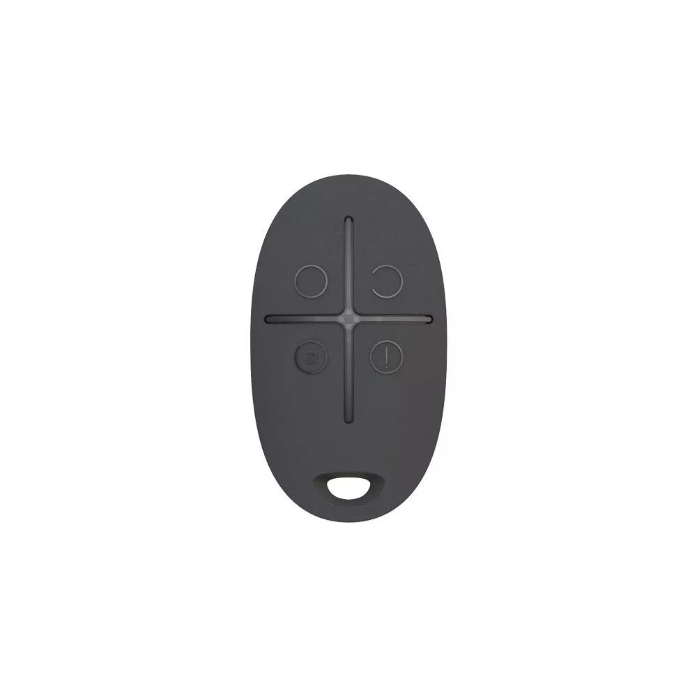 Ajax SpaceConrol BLACK - 2 Way Wireless 4 Button Keyfob (Arm / Disarm / Stay Arm / Panic)