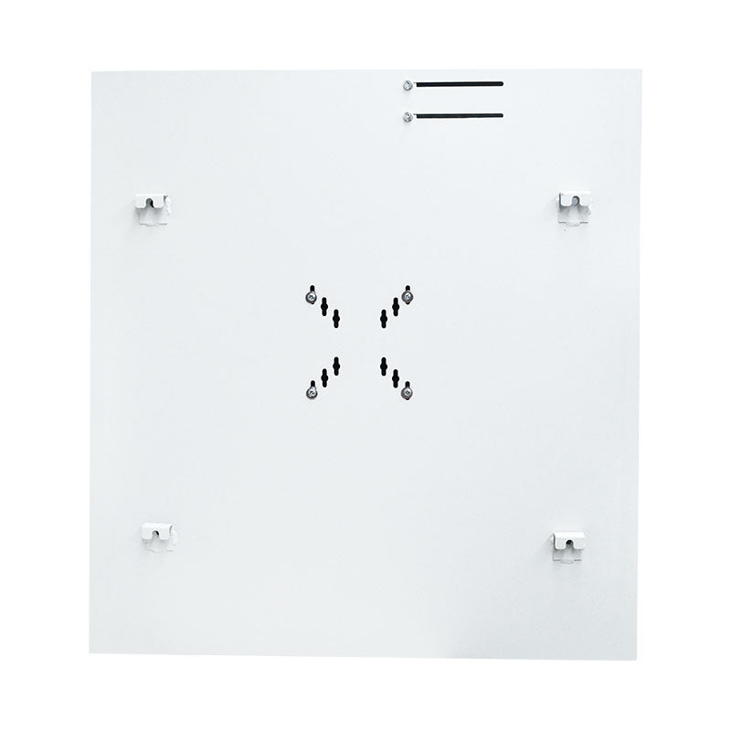 VIP Vision Vertical Wall Mount Security Cabinet 2RU Horizontal With Integrated 4 Output Powerboard & 2 x Cabinet Locks - Fits Up To 4HDD NVR & 24" Monitor ***Requires M4 Screws To Mount Monitor***