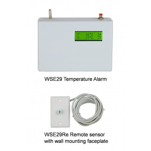 Temperange Dual Temperature Alarm Supplied With Local & 5M Remote Sensor, Separate Alarm Outputs For Low And High Temperature