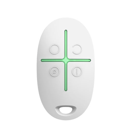 Ajax SpaceControl WHITE - 2 Way Wireless 4 Button Keyfob (Arm / Disarm / Stay Arm / Panic)