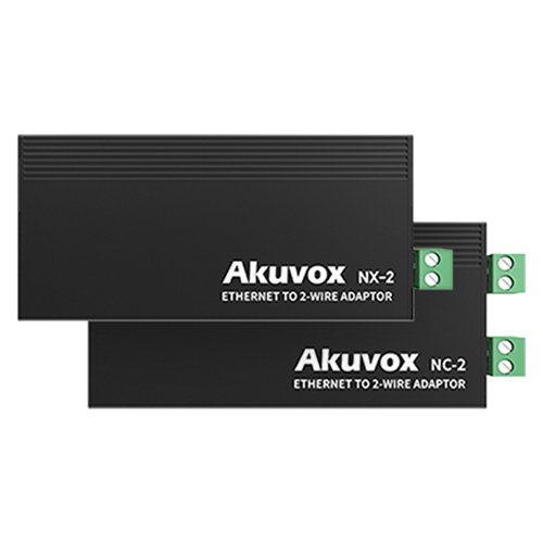 Akuvox NK-2 2-Wire IP Adaptor Kit, CCTV Camera & Intercom Retrofit, 300m, 2-Wire Transmission, PoE/48VDC