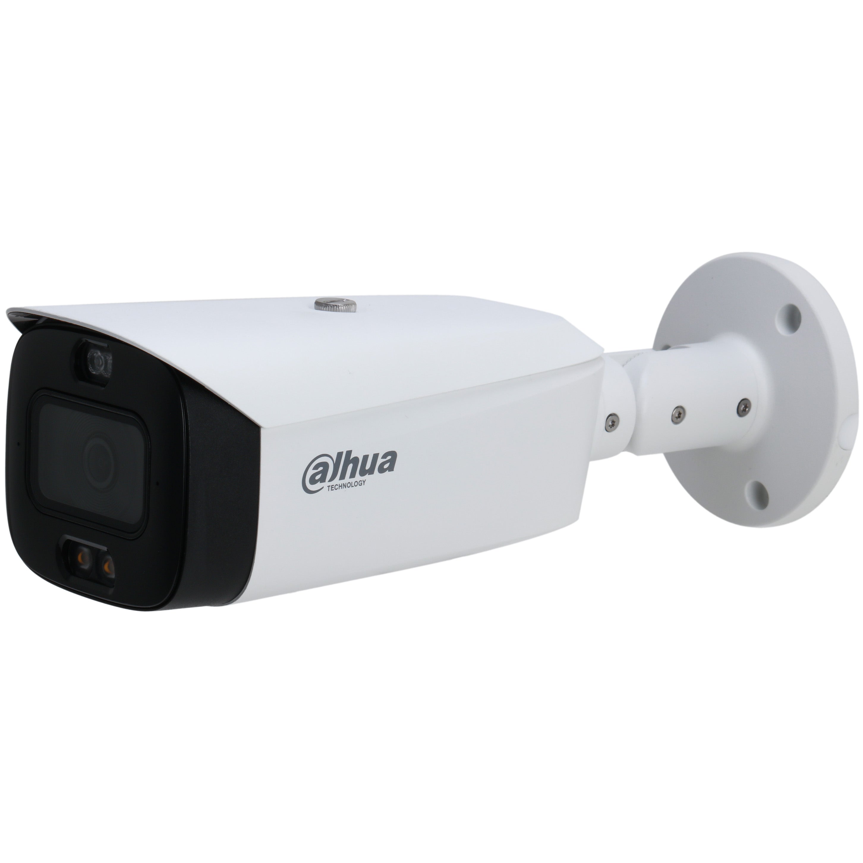***EOL*** Dahua 6MP IP WizSense AI Series Full Colour Active Deterrence TiOC 2.0 Bullet Camera, SMD 4.0, Quick Pick, AI SSA, Perimeter, Starlight, 2.8mm, 120dB WDR, 30m IR / White Light, POE / 12VDC, IP67, MicroSD, Built-in Dual Mics / Speaker, Red / Bl