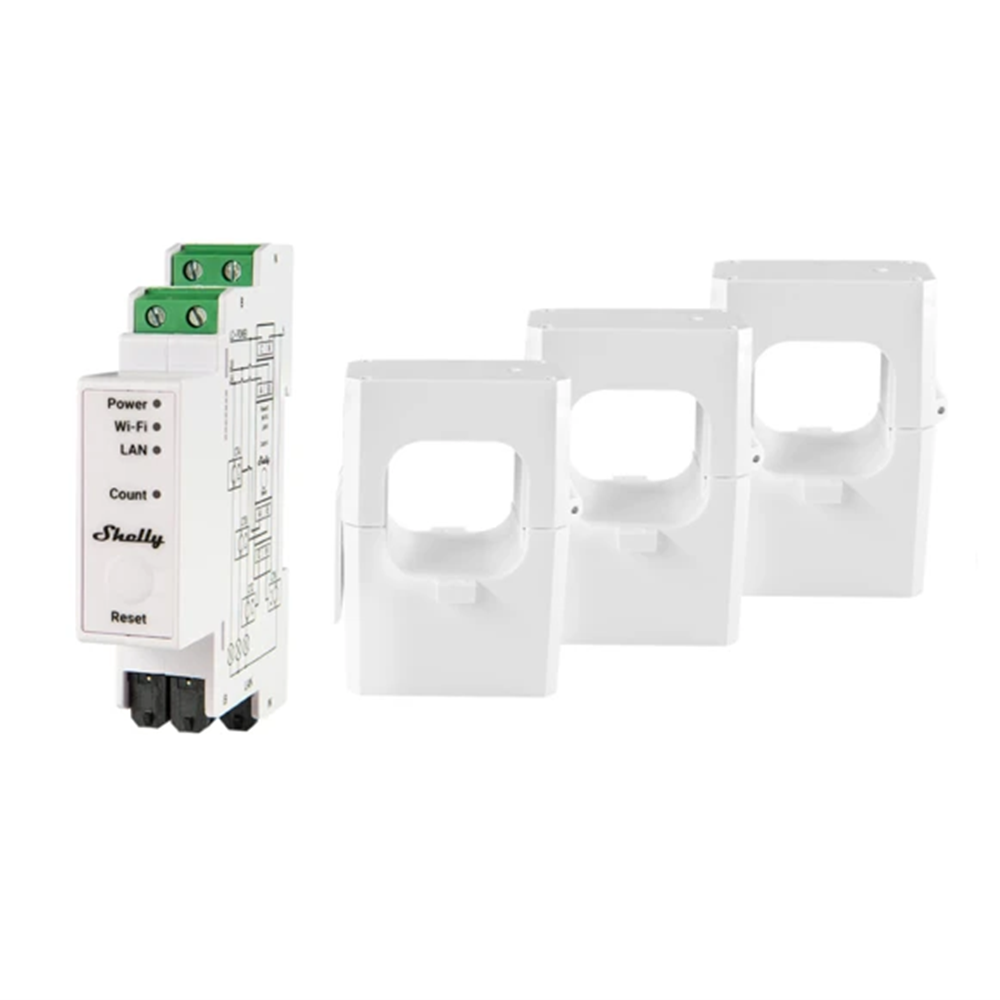 Shelly Pro 3EM 400A Smart Energy Meter