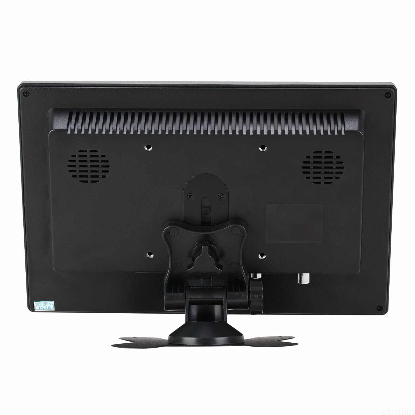 Zankap 10'' LED Monitor With HDMI, VGA, BNC Cable Included - HDMI, VGA, BNC, Remote Control, 12VDC (Cable Connectors From Bottom And Compatible With SECCAB Enclosure)