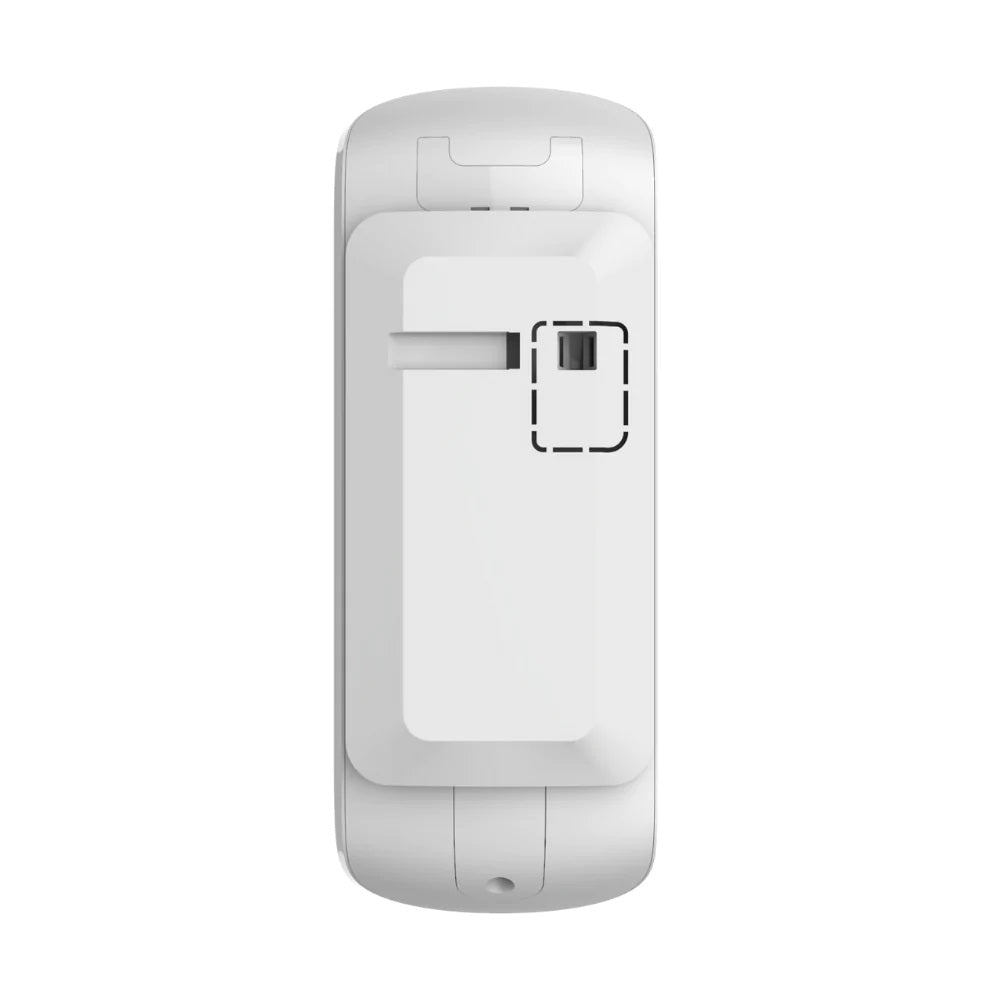 Ajax MotionCam Outdoor PhOD WHITE - 2 Way Wireless Pet Immune Dual PIR Motion Detector With Photo On Demand Verification / Anti-Mask / Outdoor Hood / Adjustable Detection Range 3-15m