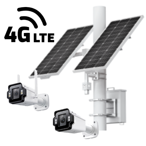 TP-Link VIGI 7 Day Solar 2x 4MP Bullet Kit, 7+ Day Runtime With 2x 4MP Camera VIGI-INSIGHT-S345 (1x 4G Model), VIGI-SP9030 Solar Panel