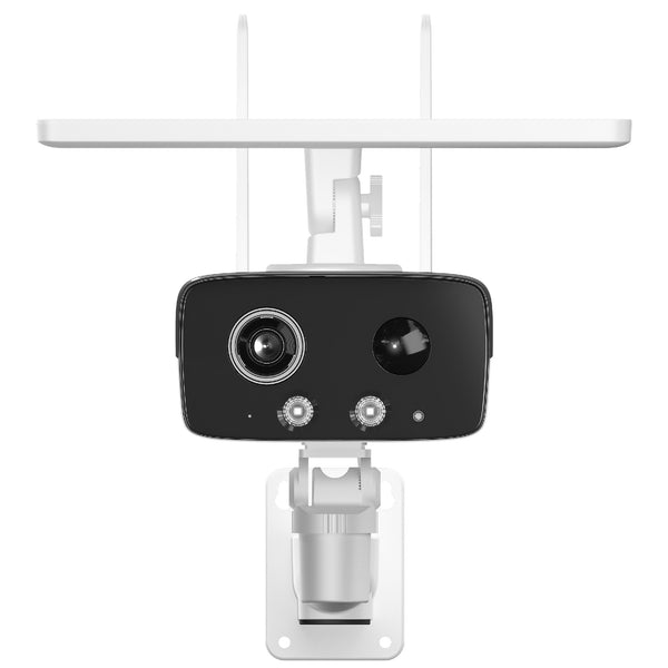 Dahua 4MP IP Lite Series, Solar 4G Bullet Camera, 2.8mm, 120dB WDR, 50m IR / 30m White Light, IP67, MicroSD, Built-In 8GB Memory / PIR / Mic / Speaker, Lasts Up To 10 Days With 1Hr View / Day (Junction Box: PFA121)