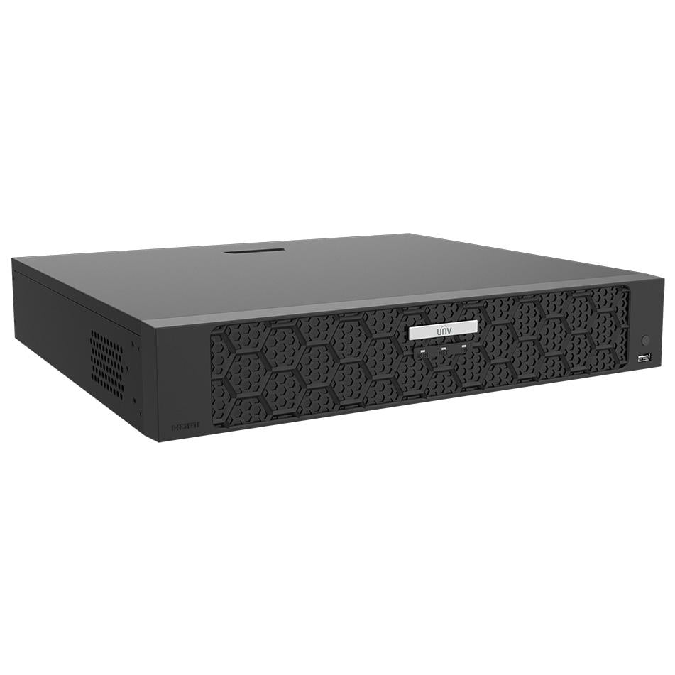 Uniview 32 Channel Prime Series NVR, 320MB, 2 x HDMI / 1 x VGA, 4 x HDD, 1 x Gigabit NIC, 16 x POE, 2RU, Rack Ears Included **NO HDD INSTALLED**