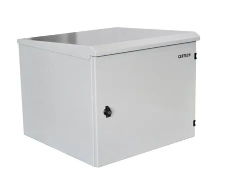 Certech 9RU 600mm Deep Outdoor Wall Mounted Rack With Front Lock, IP65 Rated