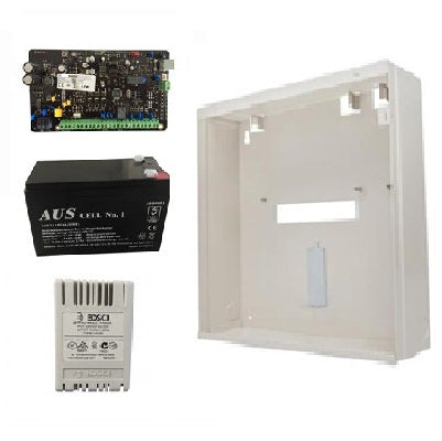 Bosch Solution 2000 Basic Starter Kit With Control Panel (ICP-SOL2-P), Enclosure (MW250), Plug Pack (PP18-1.33), Battery (BATT12-7) **NO KEYPAD, DETECTORS OR PHONE LEAD**