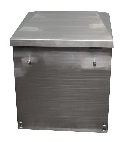 Certech 24RU 400mm Deep Stainless Steel Outdoor Wall Mount Cabinet With Dual Front Locks, IP65 Rated
