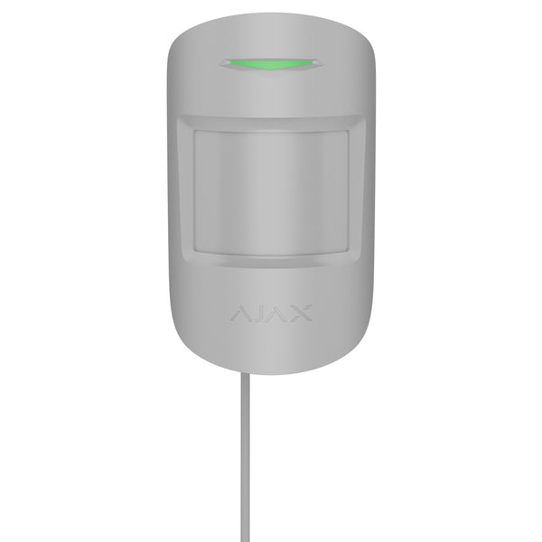 Ajax Fibra MotionProtect WHITE - Wired Pet Immune PIR Motion Detector, 12m
