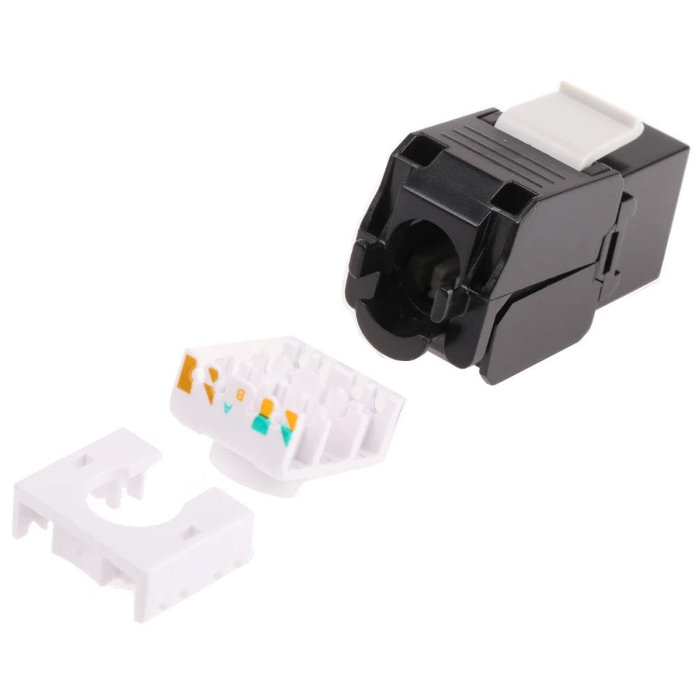 **CLEARANCE** Zankap Patch Panel Z-PP24C6 Compatible CAT6 RJ45 Square Jack, Toolless Type