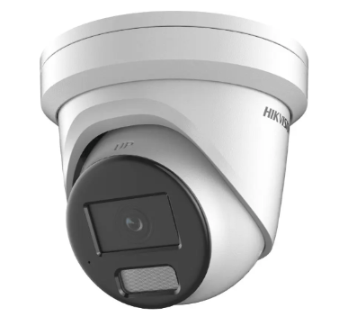 Hikvision 8MP IP Pro Series Turret Camera, LiveGuard, ColorVu, AcuSense, Perimeter, Face Capture, 2.8mm, 30m White Light, POE / 12VDC, IP67, MicroSD, Built-in Mic / Speaker / White Alarm Lights (Junction Box: DS-1280ZJ-PT6)