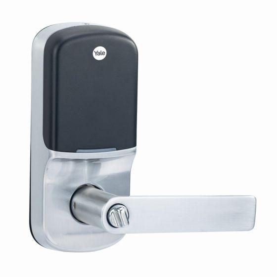 Yale Assure Ajax Ready Lever Lock, Satin CHROME With Touch Keypad, Yale Home Module (Requires AYR-BDG-CB2-ANZ)