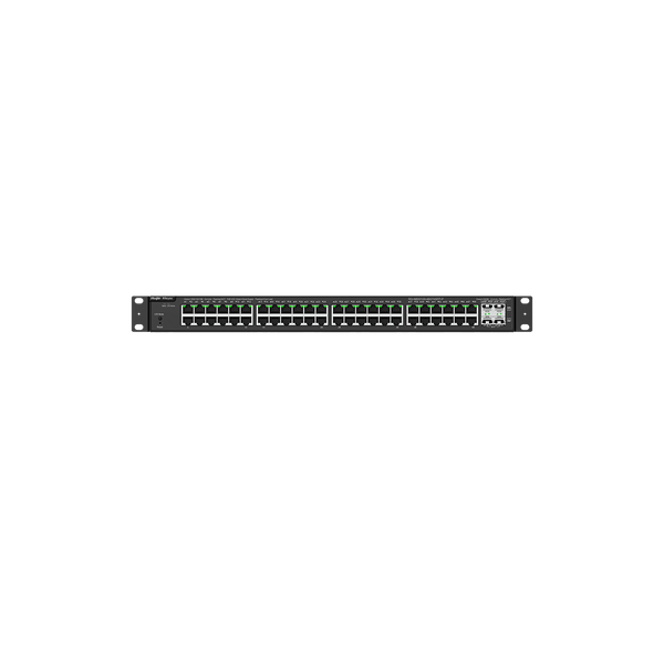 Ruijie Reyee 52-Port Gigabit Layer 2 Cloud Managed POE Switch, 48 x POE+, 4 x SFP, 370W, Rack Mount