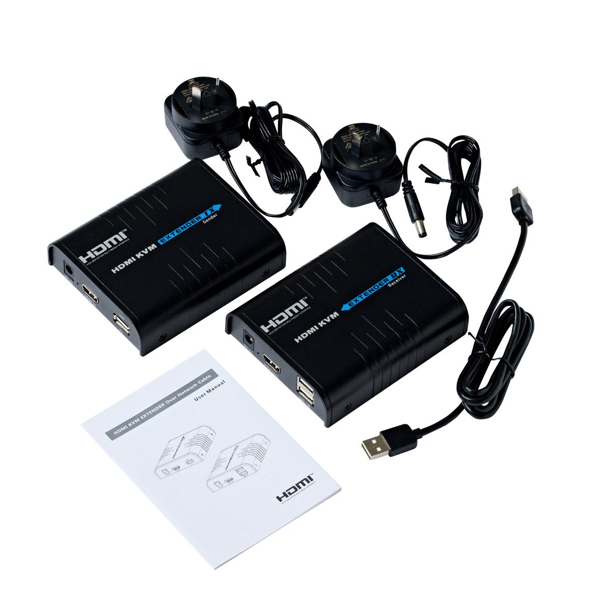 HDMI Extender With KVM Function Over CAT6, 120m, 1080p