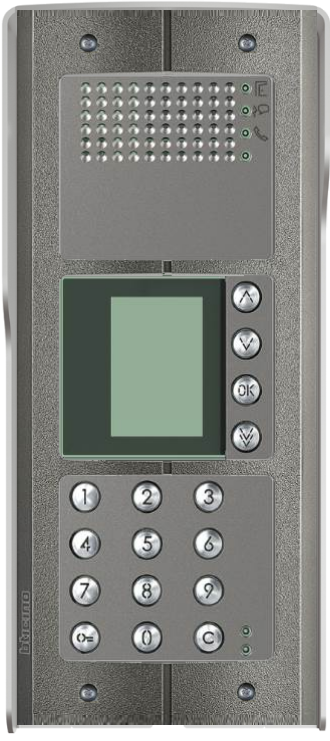 Bticino 2W Robur 3 Module Audio Digital And Keypad Call Flush Mounted External Unit With Rainshield (1 x 350130, 1 x 350335, 1 x 350435, 1 x 350531, 1 x 351100, 1 x 351105, 1 x 352500, 1 x 352505, 1 x 353000, 1 x 353005, 1 x 346250)