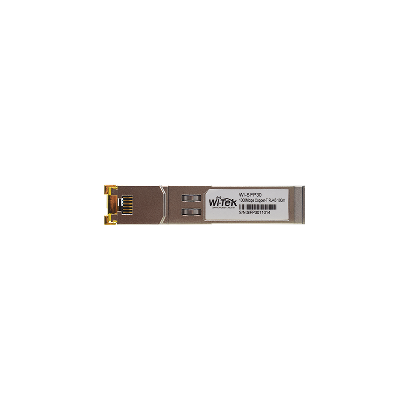 Wi-Tek SFP To RJ45 Adapter Converter Module, Gigabit, Up To 100M Distance